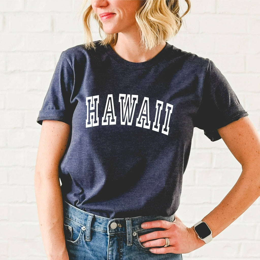Hawaii Shirt, HI Shirt, Hawaii Graphic Tee, Hawaii State Shirt, The Aloha State, Hawaiian Shirt, Hawaii Vacation Shirt, Unisex Graphic Tee