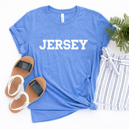 jersey shirt, nj graphic tee, jersey shore swim cover-up shirt, unisex jersey tshirt
