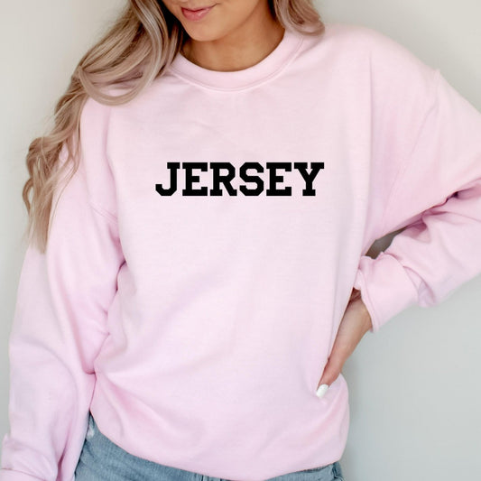 jersey sweatshirt, new jersey crewneck, nj gift, jersey shore crewneck sweatshirt
