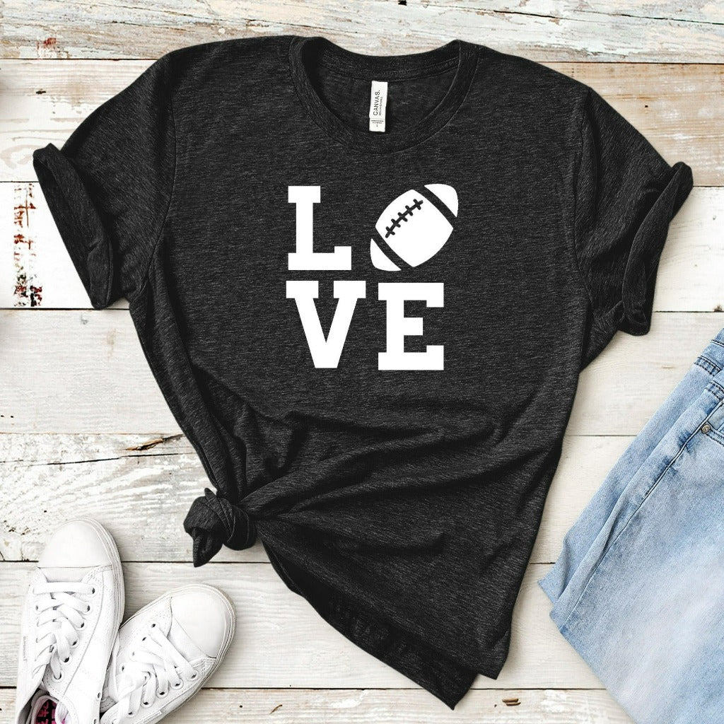 football shirt, football mom graphic tee, football season shirt, football fan tshirts, football game shirt