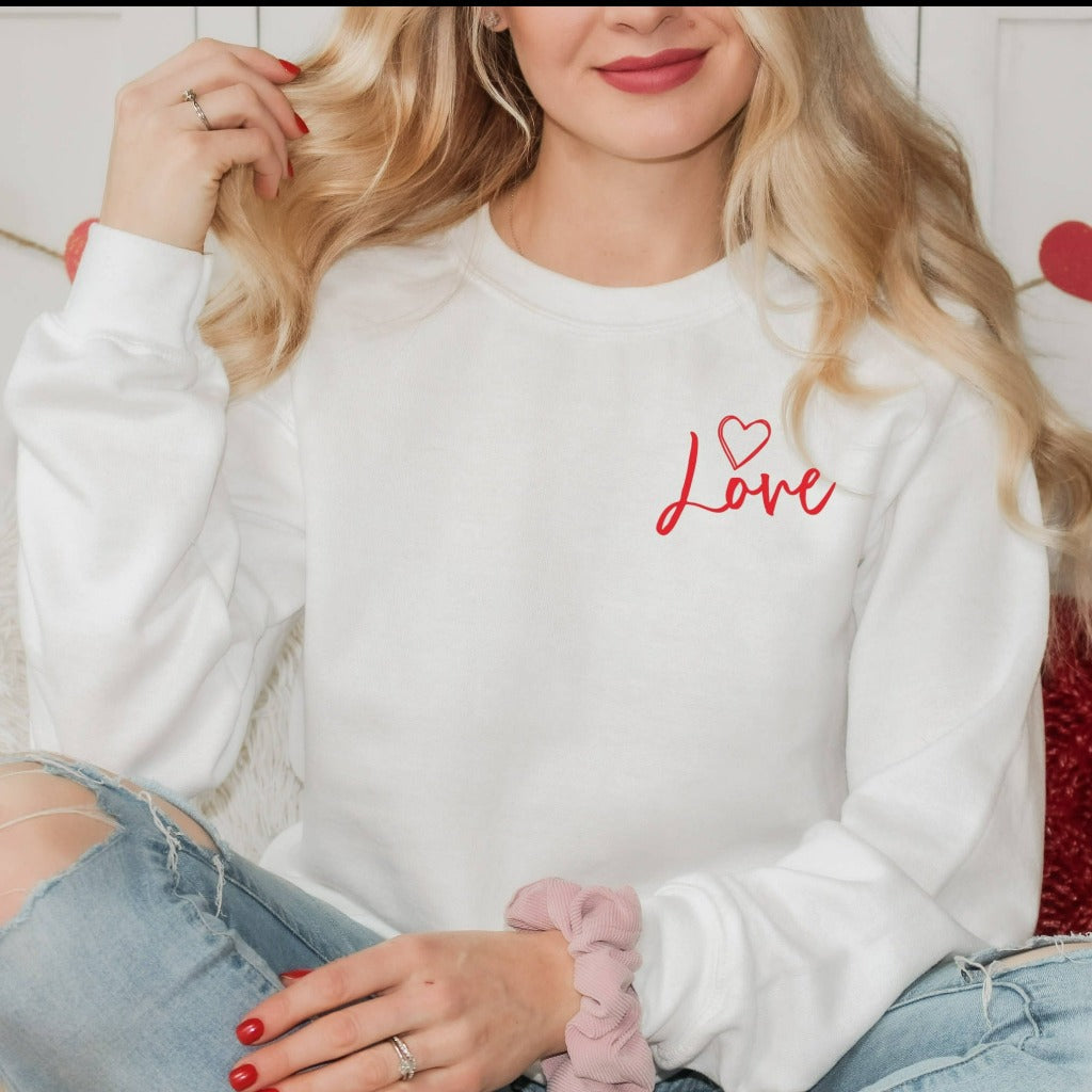 Love Sweatshirt, Love Shirt For Women, Xoxo Crewneck, Valentines Day Shirt For Women, Cute Valentines Day Shirt, Gift for Her, Party, Couple