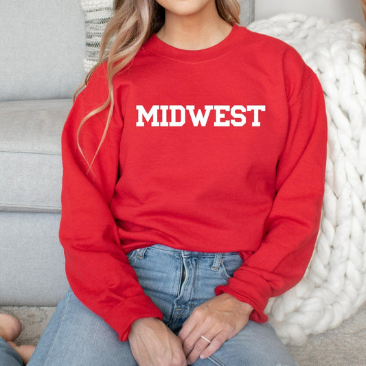 midwest crewneck sweatshirt, gift for midwesterner, midwest shirt