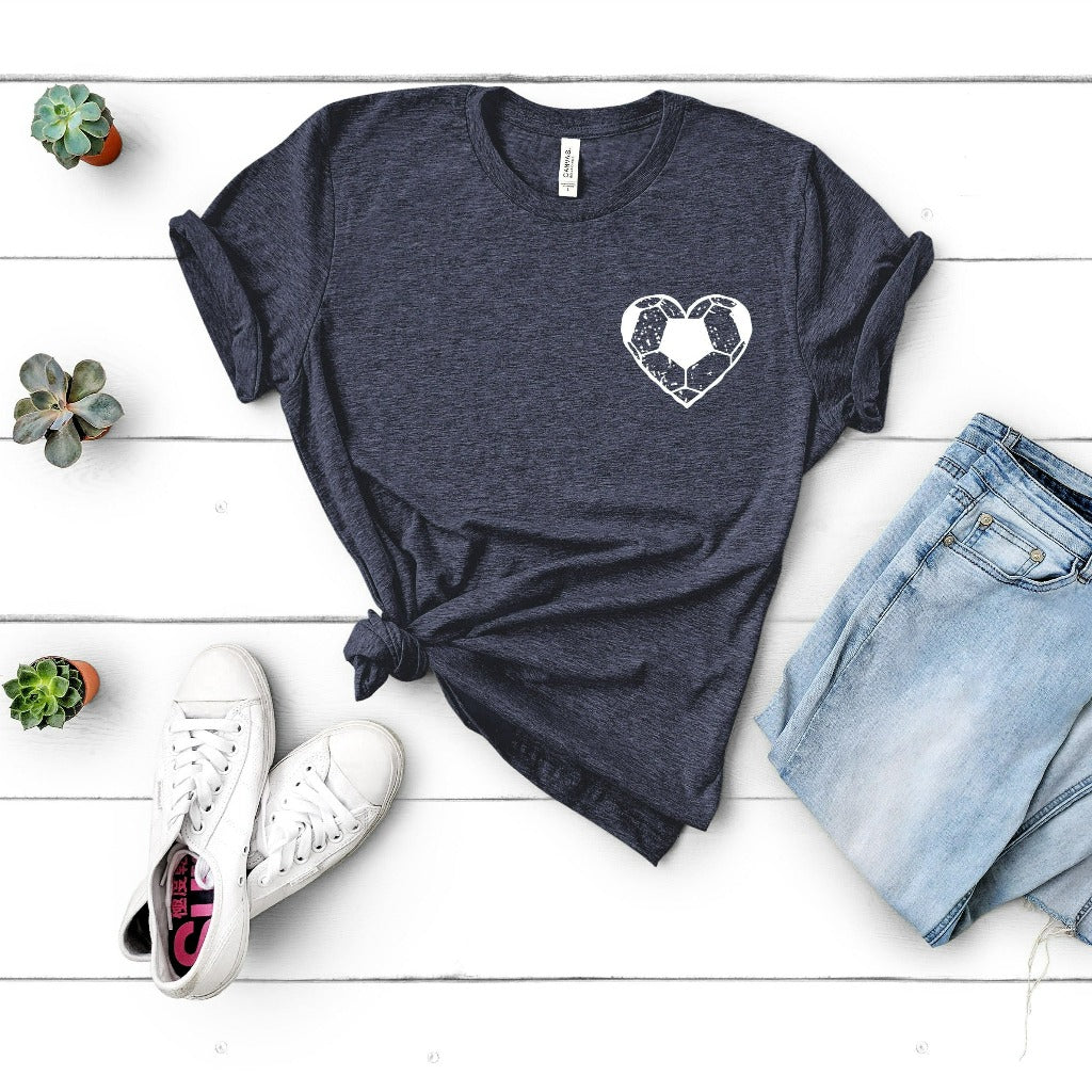 soccer shirt, soccer mom, soccer dad, gift for soccer mom, sports mom, sports dad, soccer team tshirts, soccer fan t-shirts, soccer season, love soccer heart