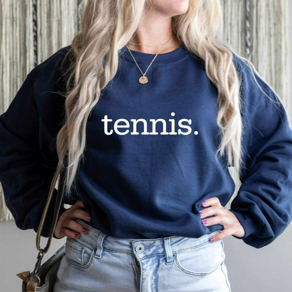 tennis crewneck sweatshirt, tennis tshirt, tennis graphic tee, gift for tennis player, tennis mom gift, tennis gifts for her, tennis season tee, matching tennis team shirts