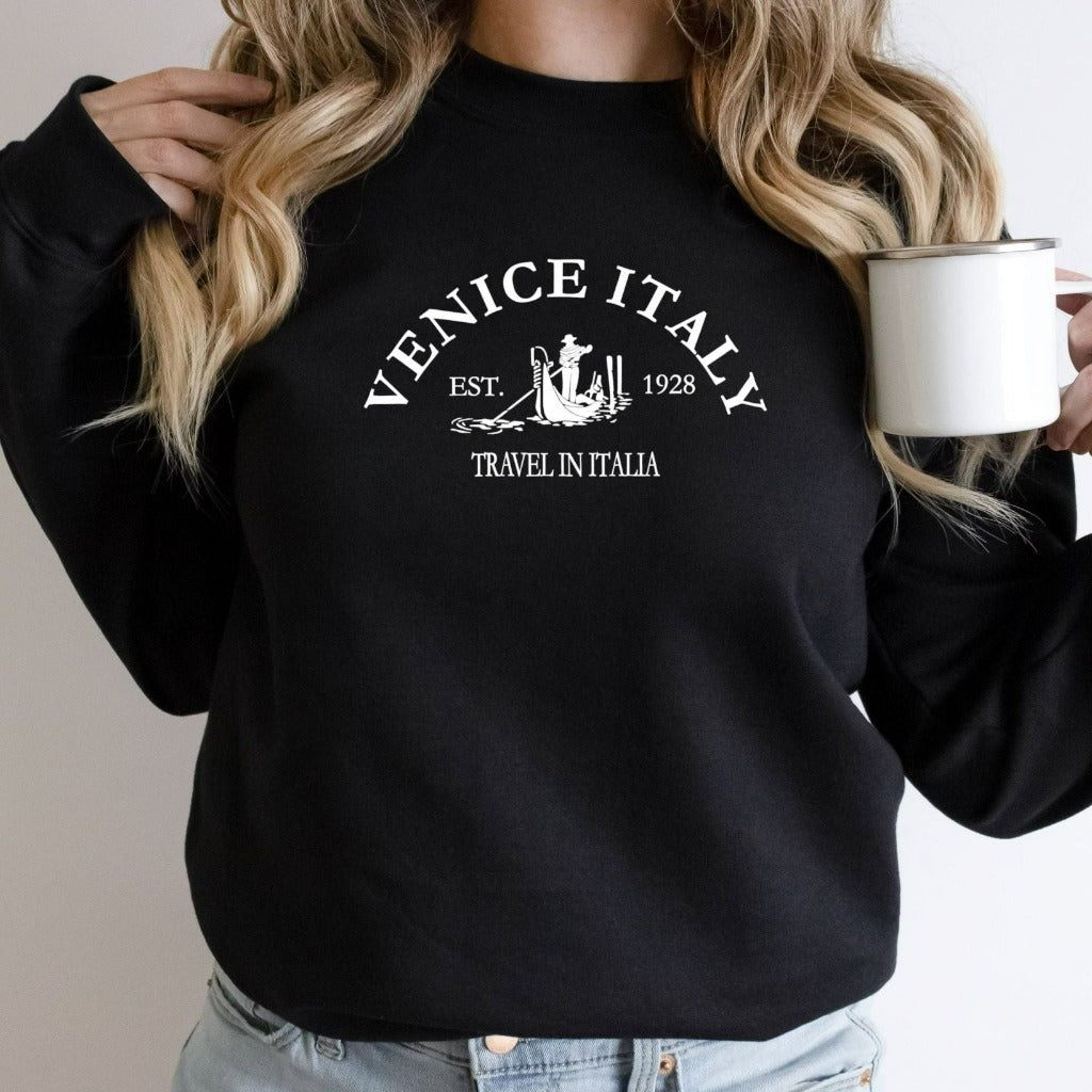 venice italy crewneck sweatshirt, italy vacation sweatshirt, venice italy sweater