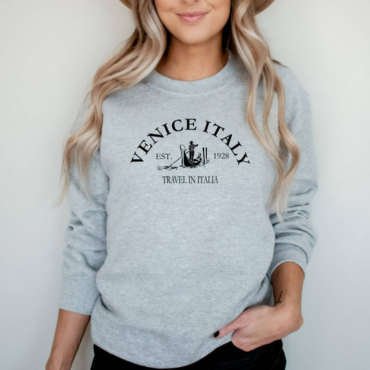 venice italy crewneck sweatshirt, italy vacation sweatshirt, venice italy sweater