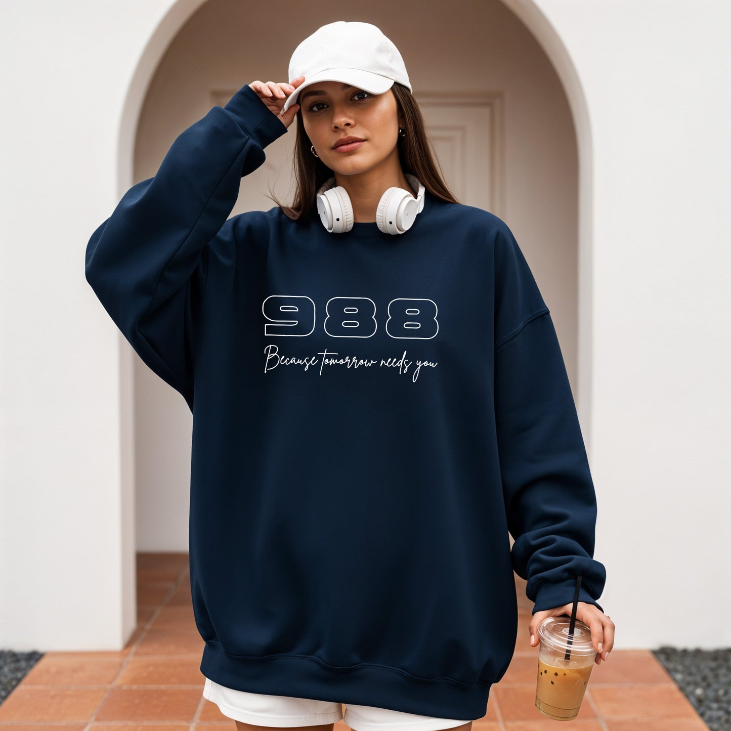 988 Mental Health Crewneck Sweatshirt