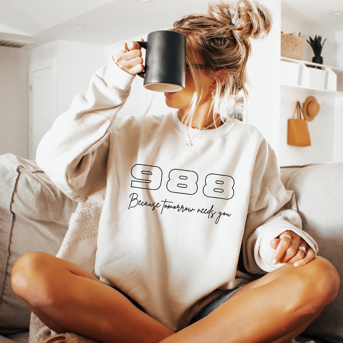 988 Mental Health Crewneck Sweatshirt