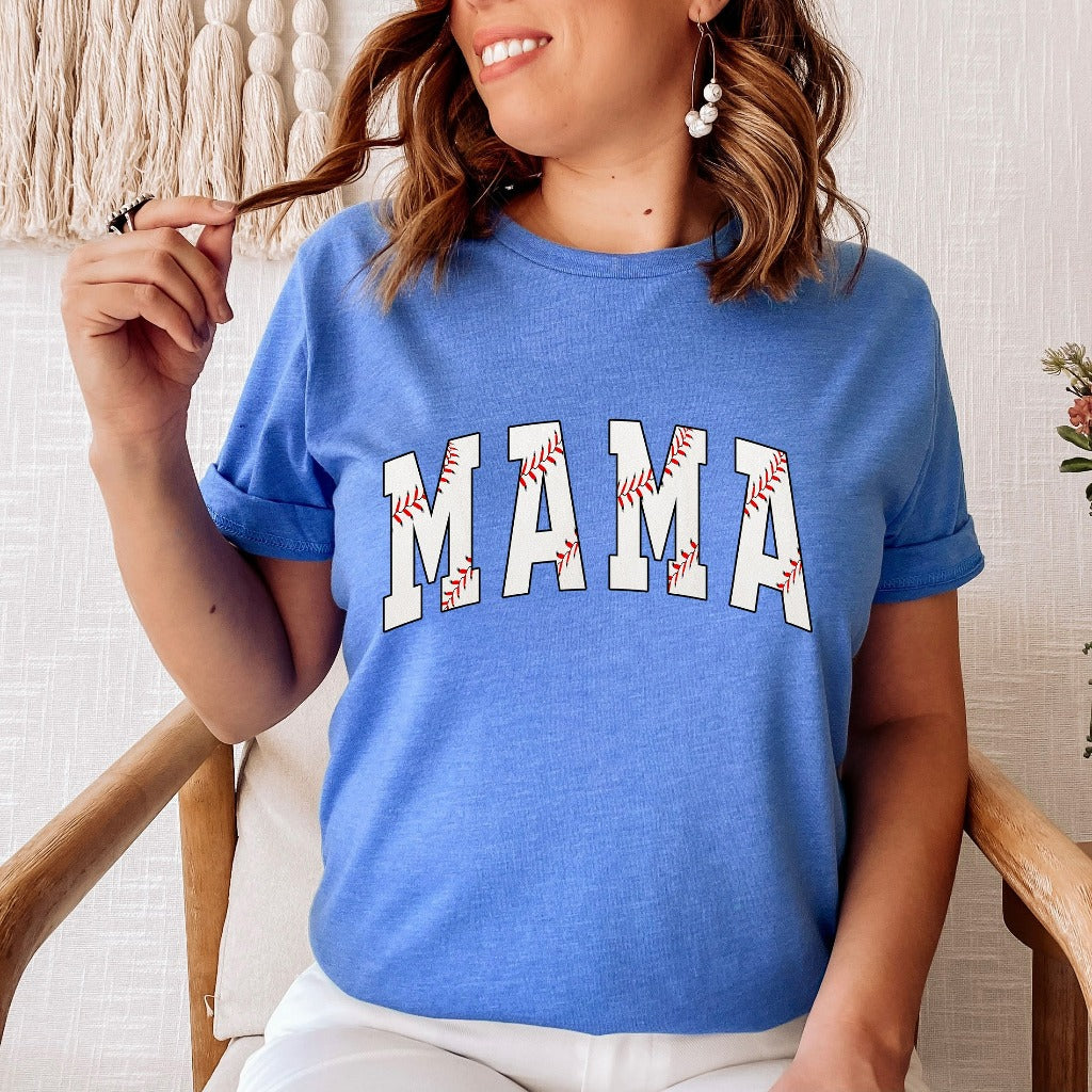 Cute Baseball Mama Shirt, Mothers Day Gift For Baseball Mom, Gift For Baseball Lover Mom Shirt, Mothers Day Shirt, Baseball Season Mom Shirt