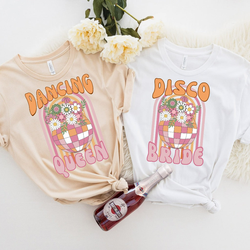 Disco Bachelorette Shirts, Brides Last Disco Theme Bachelorette TShirts, Hippie Disco Bride, 70s Bachelorette, Groovy Bride, Dancing Queen