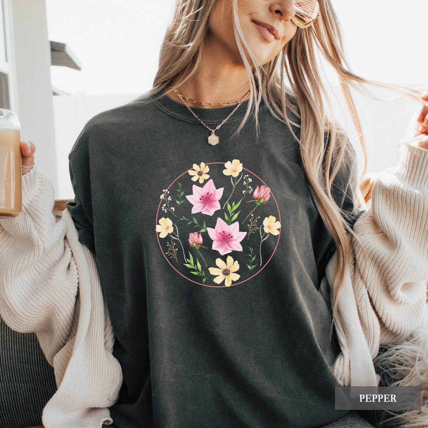 Cottagecore Aesthetic Floral Botanical Shirt