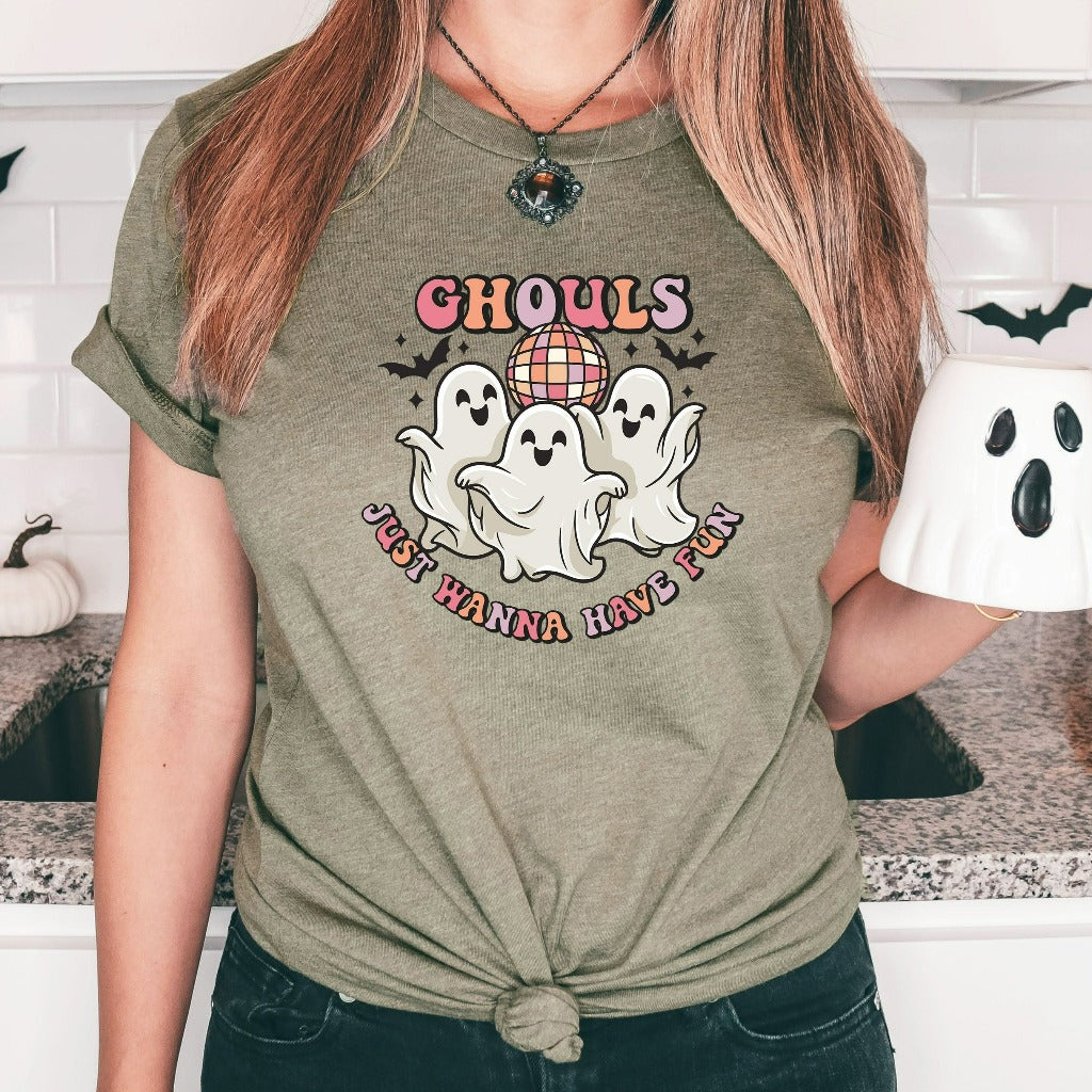 Ghouls Just Wanna Have Fun Shirt, Retro Halloween TShirt, Ghouls Night Out Shirt, Witch Shirt, Retro Fall Shirt, Fall Shirt, Funny Halloween