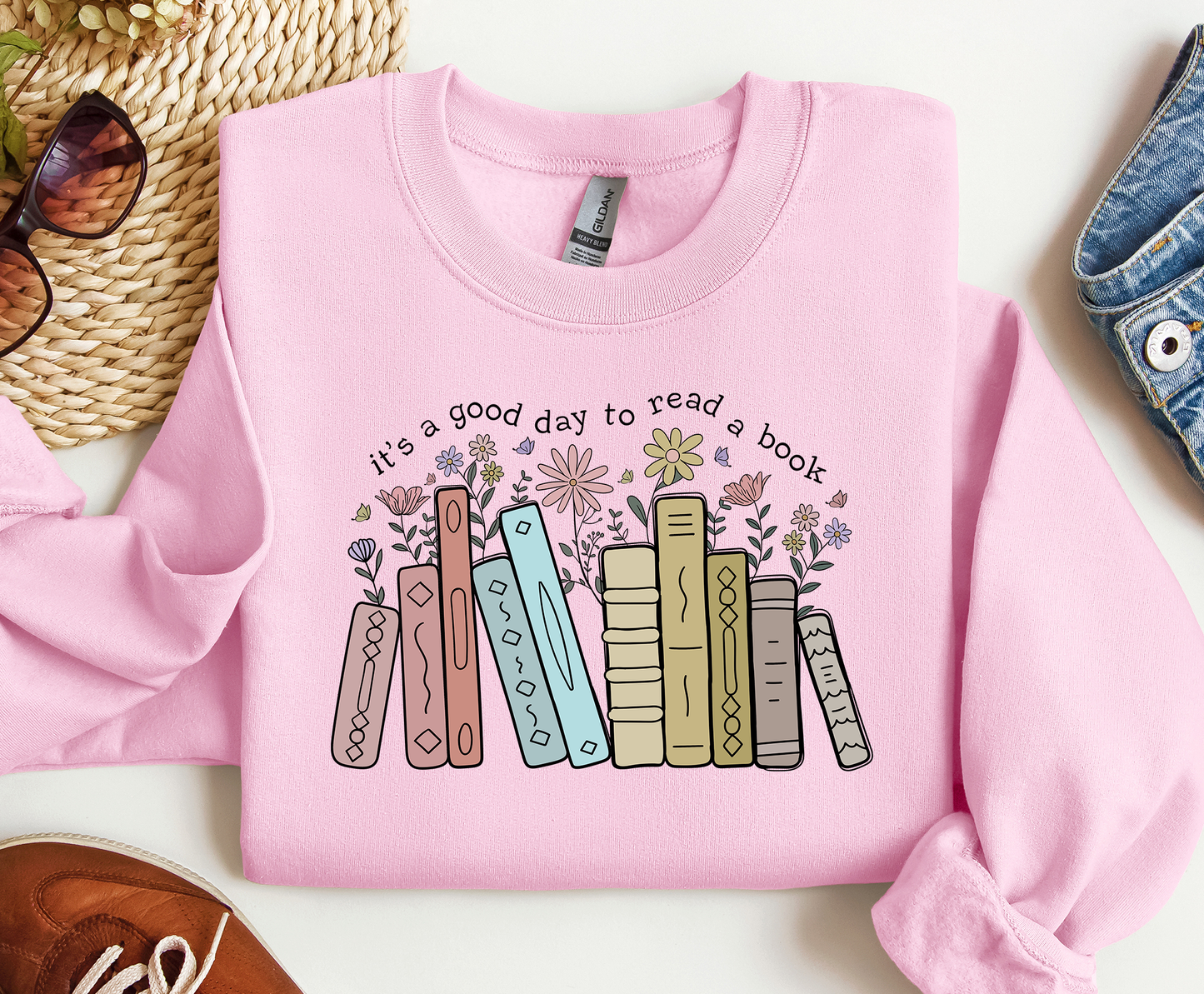 Its A Good Day To Read Crewneck Sweatshirt