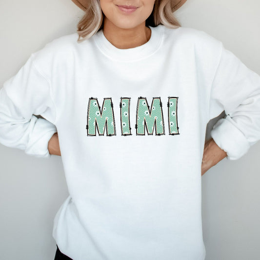 Grandma Personalized Sweatshirt, Nana Floral Crewneck, Mimi Shirt, Gigi Graphic Tee, New Granny Gift, Custom Mothers Day Gift