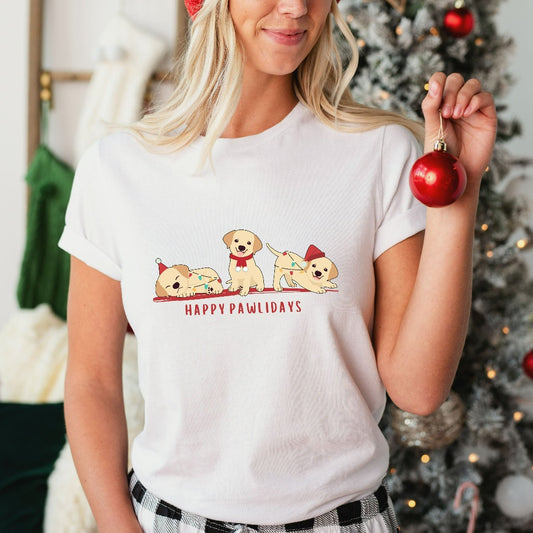 Christmas Dog Shirt, Dog Owner Christmas Gift, Dog Christmas TShirt, Christmas Puppy Graphic Tee, Holiday Party, Christmas Shirt, Dog Gift