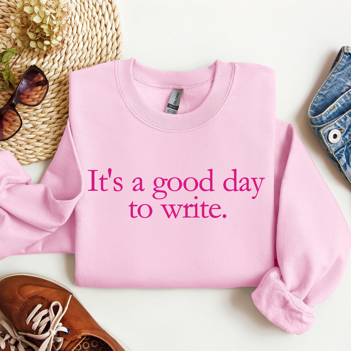 It's a Good Day to Write Crewneck Sweatshirt