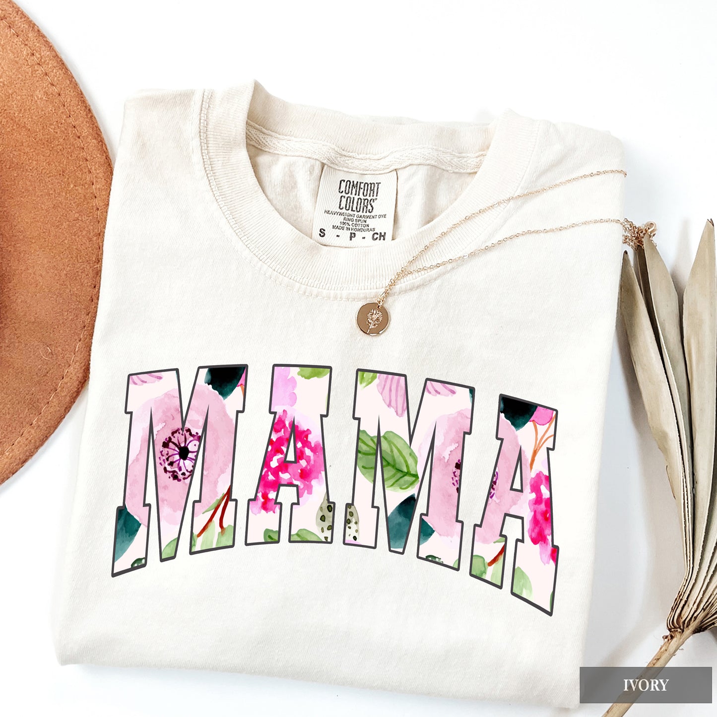 Coquette Aesthetic Floral Mama Comfort Colors® Shirt