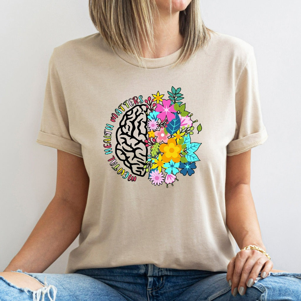 Mental Health Matters Shirt, Mental Health TShirt, Inspirational Shirts Women, Mental Health Awareness, Women Mental Health, Anxiety Shirt