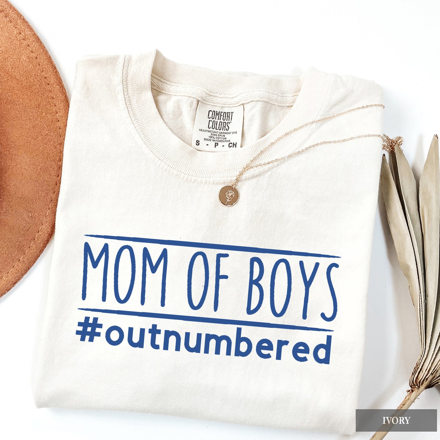 Mom of Boys Outnumbered Comfort Colors® Shirt