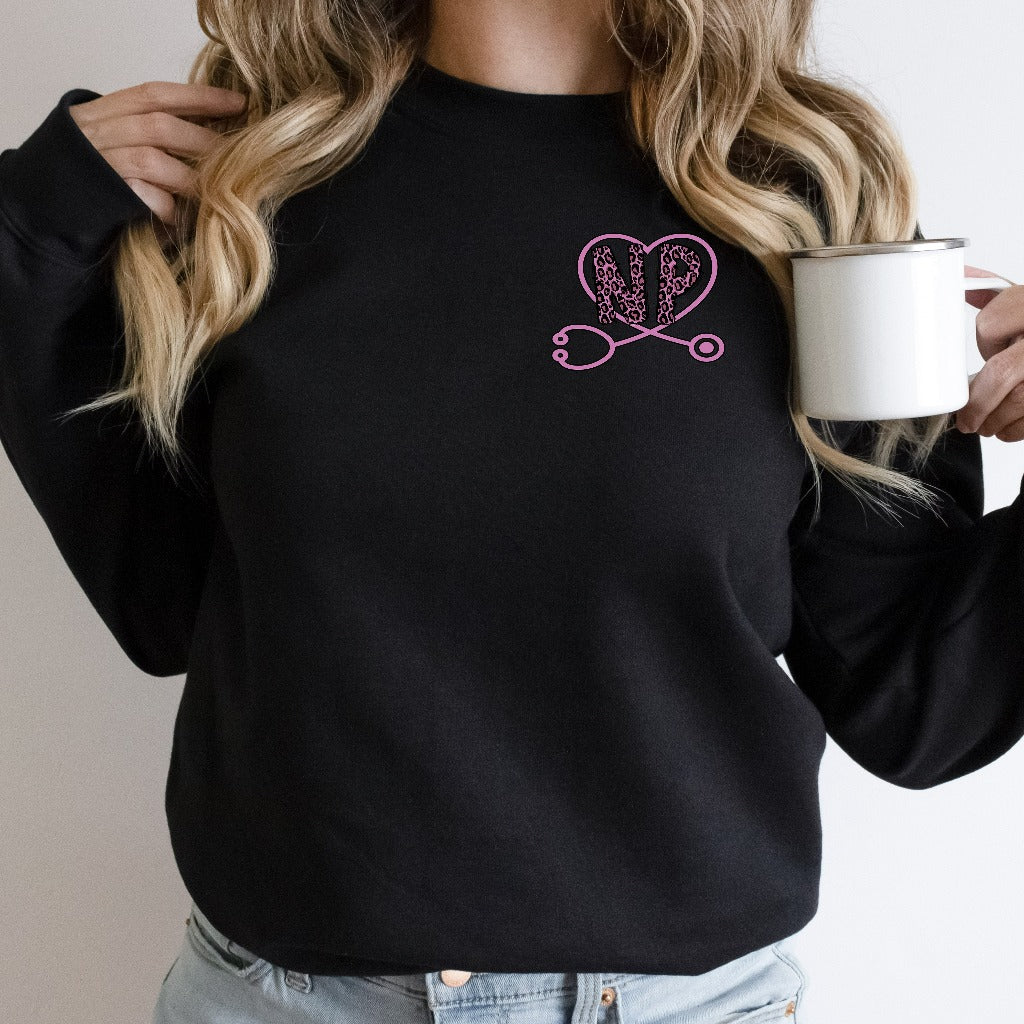 Nurse Practitioner Sweatshirt, Nurse Practitioner Gifts, NP Crewneck, FNP Nurse Week, Gift for Nurse for NP, for Nurse Practitioner Student