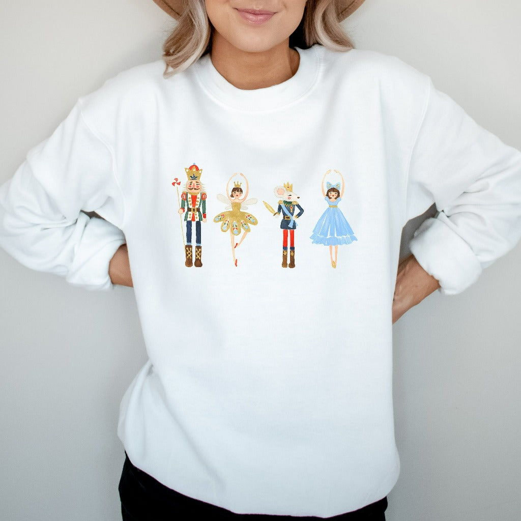 Nutcracker Sweatshirt, Christmas Crewneck Sweatshirt, Sugar Plum Fairy Shirt, Christmas Sweater, Christmas Shirt, Xmas Shirt, Christmas Gift