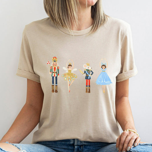 Nutcracker Shirt, Christmas TShirt, Sugar Plum Fairy Shirt, Christmas Graphic Tee, Christmas Shirt, Xmas Shirt, Christmas Gift for Her