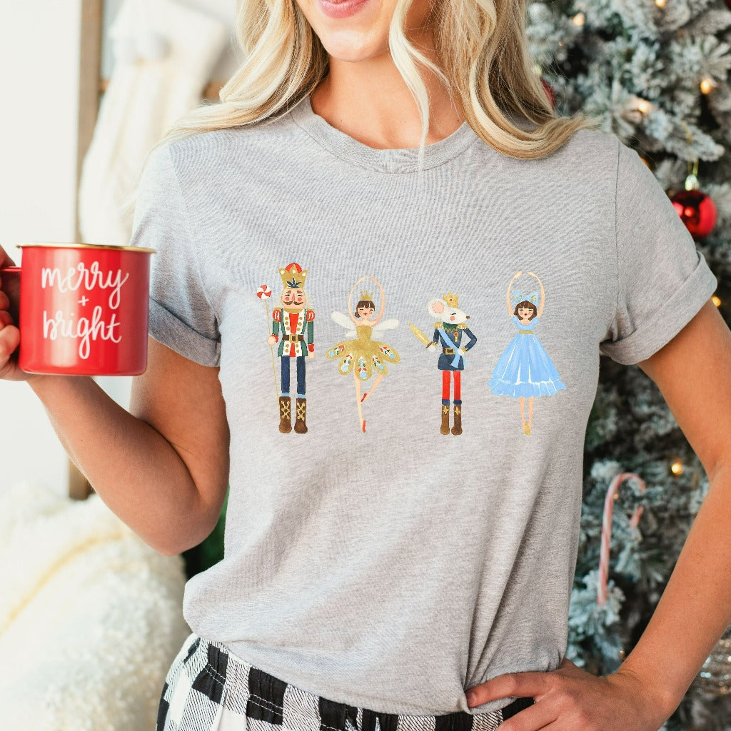 Nutcracker Shirt, Christmas TShirt, Sugar Plum Fairy Shirt, Christmas Graphic Tee, Christmas Shirt, Xmas Shirt, Christmas Gift for Her