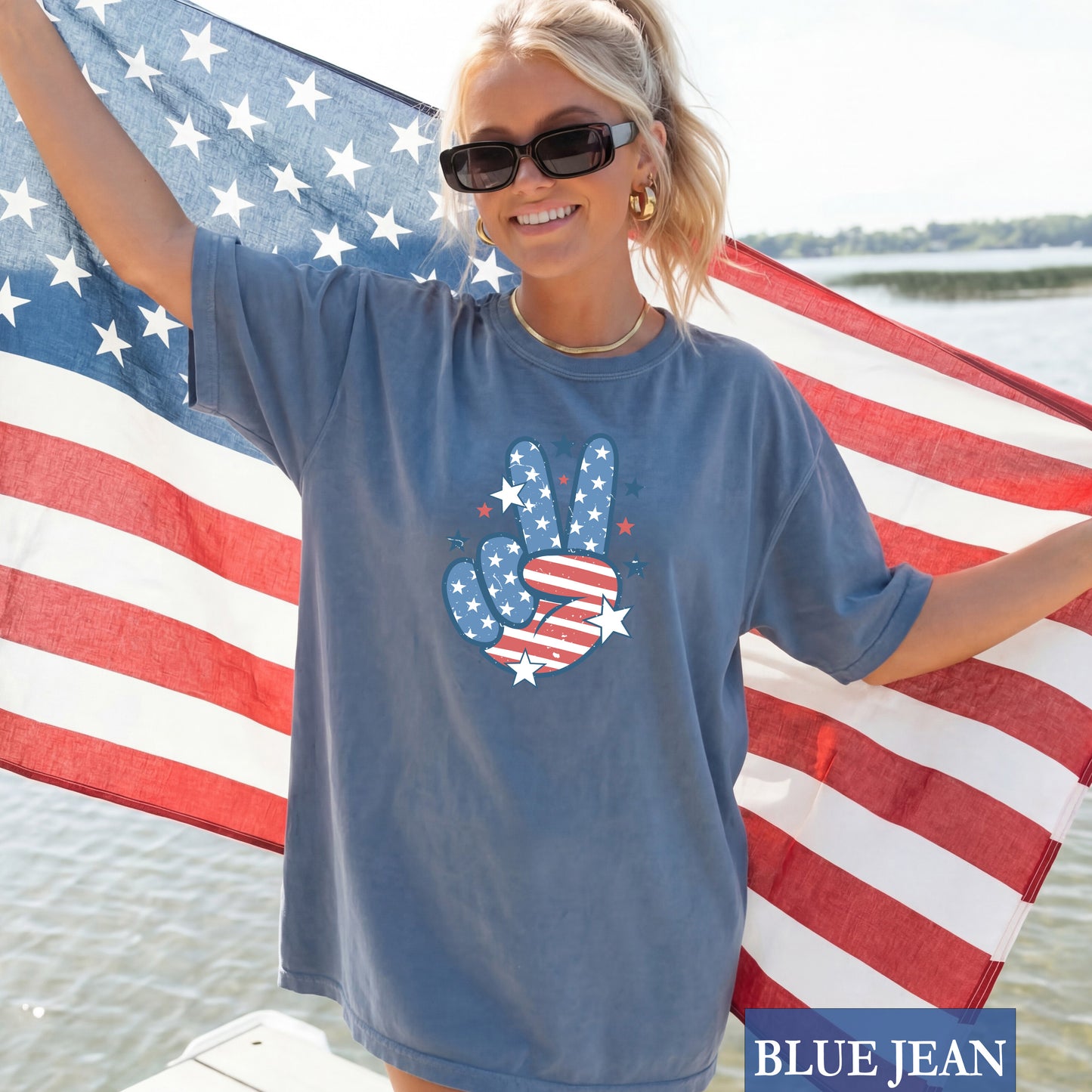 Patriotic Peace Sign Comfort Colors® Shirt
