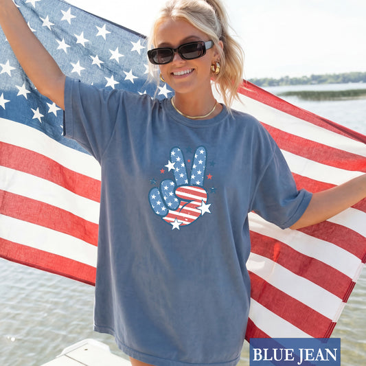 Patriotic Peace Sign Comfort Colors® Shirt