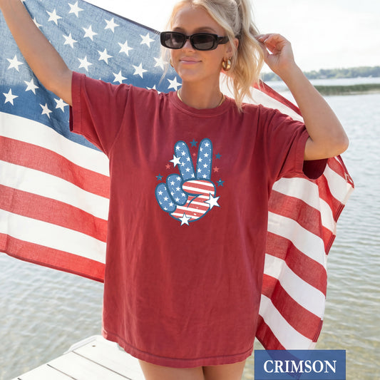 Patriotic Peace Sign Comfort Colors® Shirt