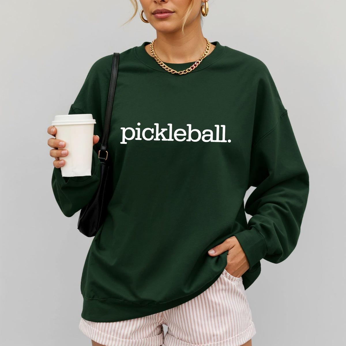 Pickleball Crewneck Sweatshirt