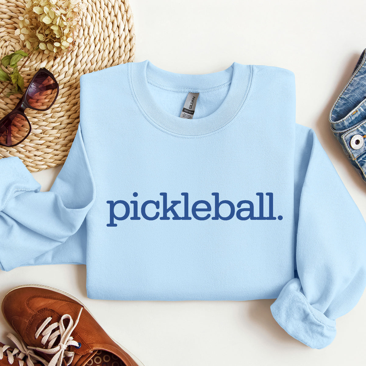 Pickleball Crewneck Sweatshirt