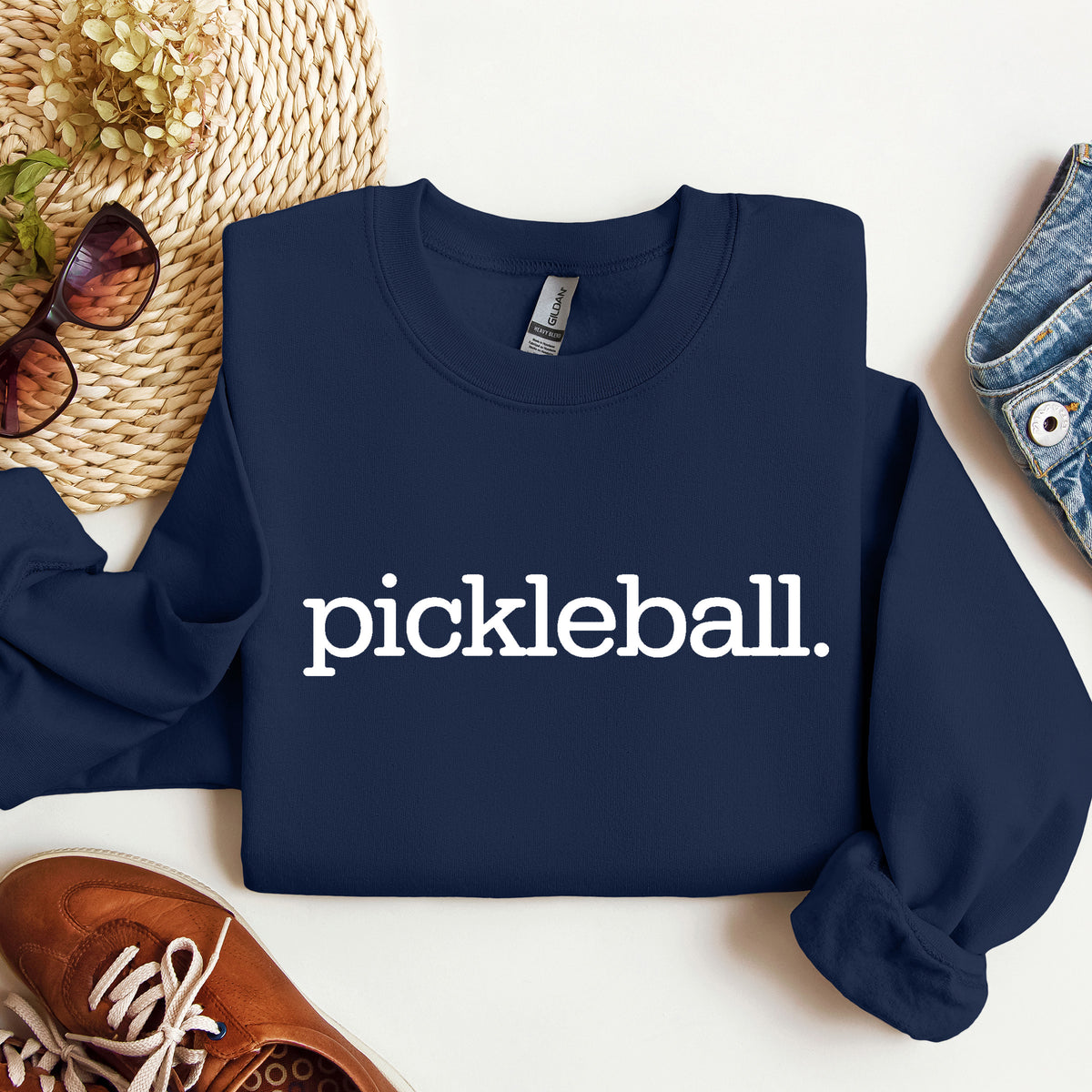 Pickleball Crewneck Sweatshirt