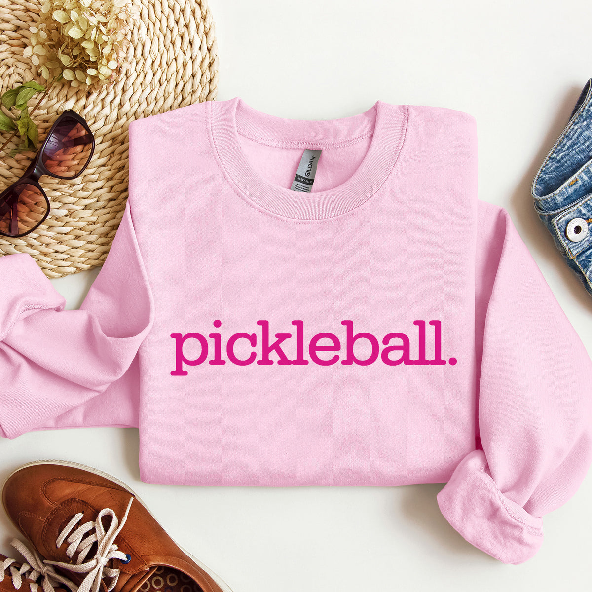 Pickleball Crewneck Sweatshirt