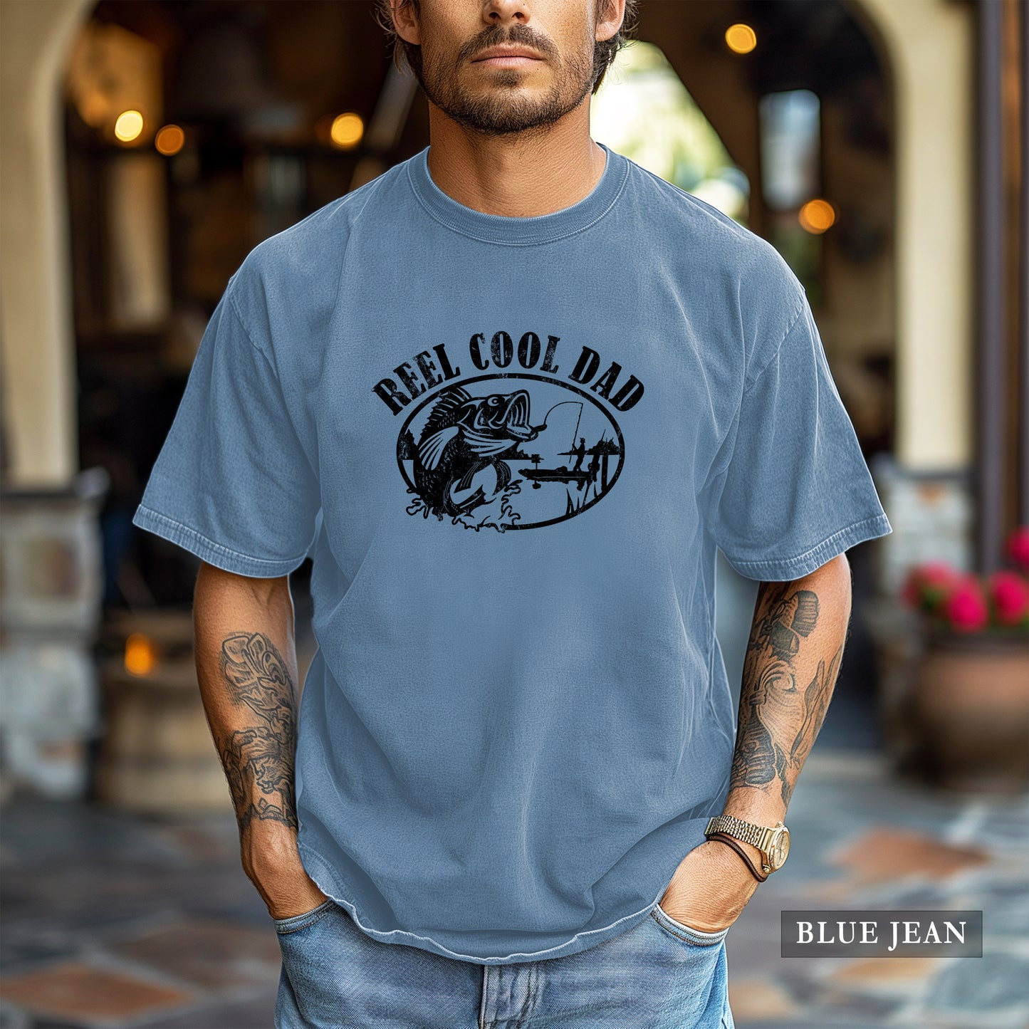 Reel Cool Dad Fishing Comfort Colors® Shirt
