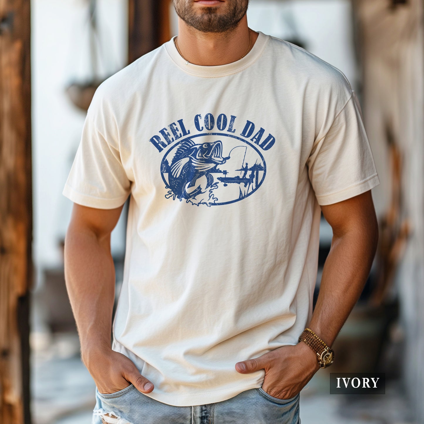 Reel Cool Dad Fishing Comfort Colors® Shirt