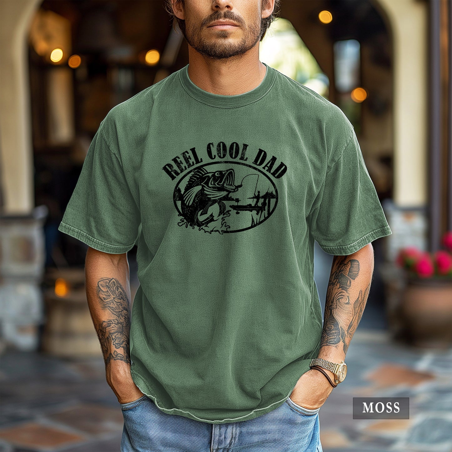 Reel Cool Dad Fishing Comfort Colors® Shirt