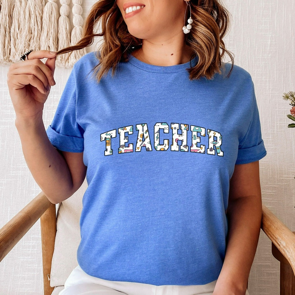 Cute Teacher Shirt, Teacher TShirt, Back to School, Cute Teach Graphic Tee, Teacher Appreciation, Teacher Gift, Group Teacher Team Shirts