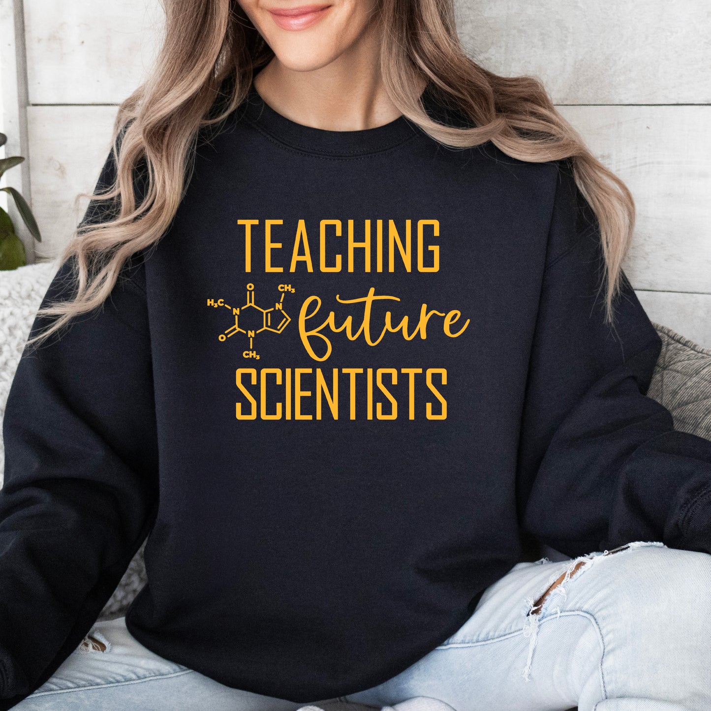 Teaching Future Scientists Crewneck Sweatshirt