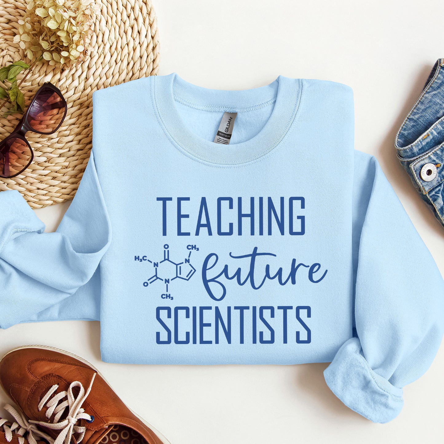 Teaching Future Scientists Crewneck Sweatshirt