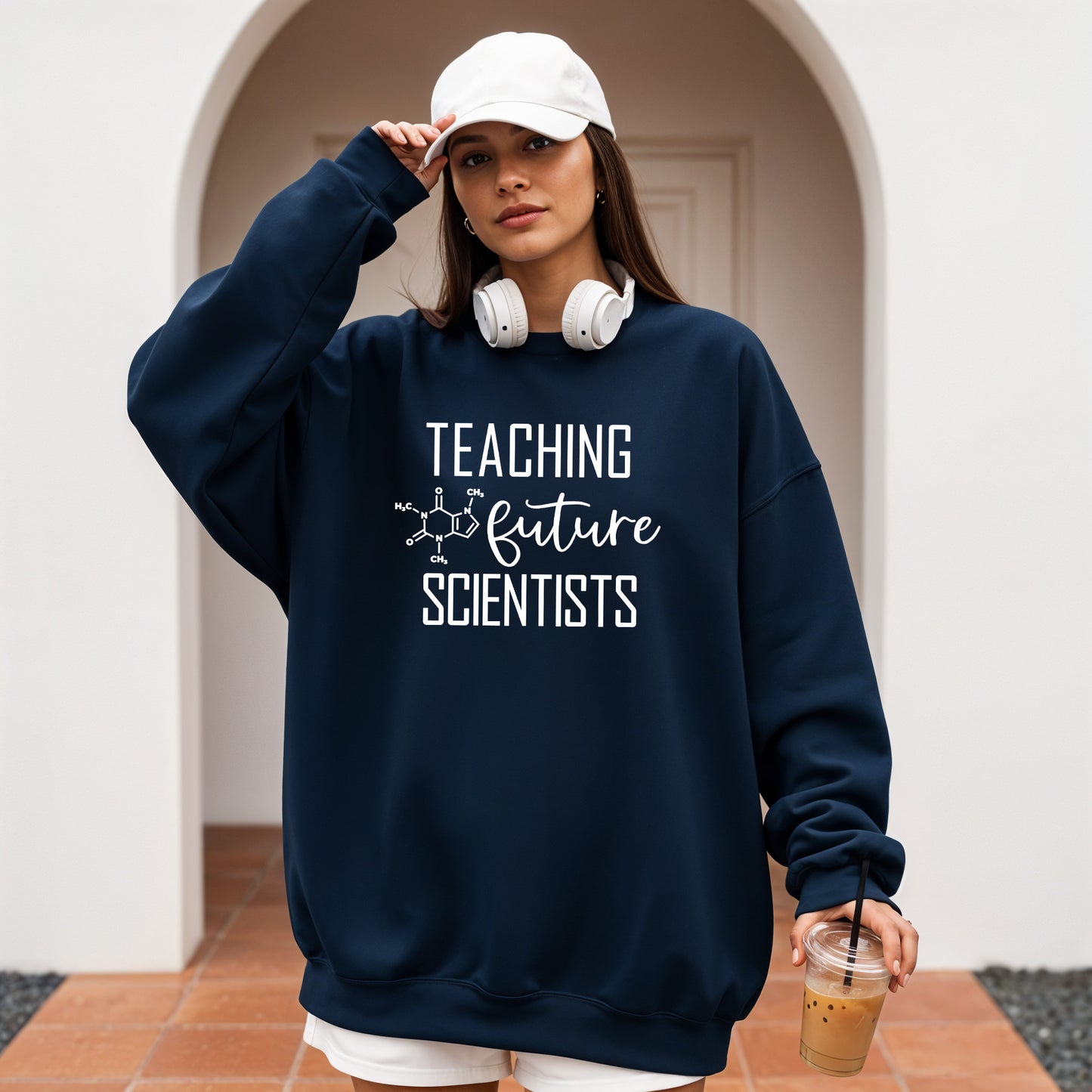 Teaching Future Scientists Crewneck Sweatshirt
