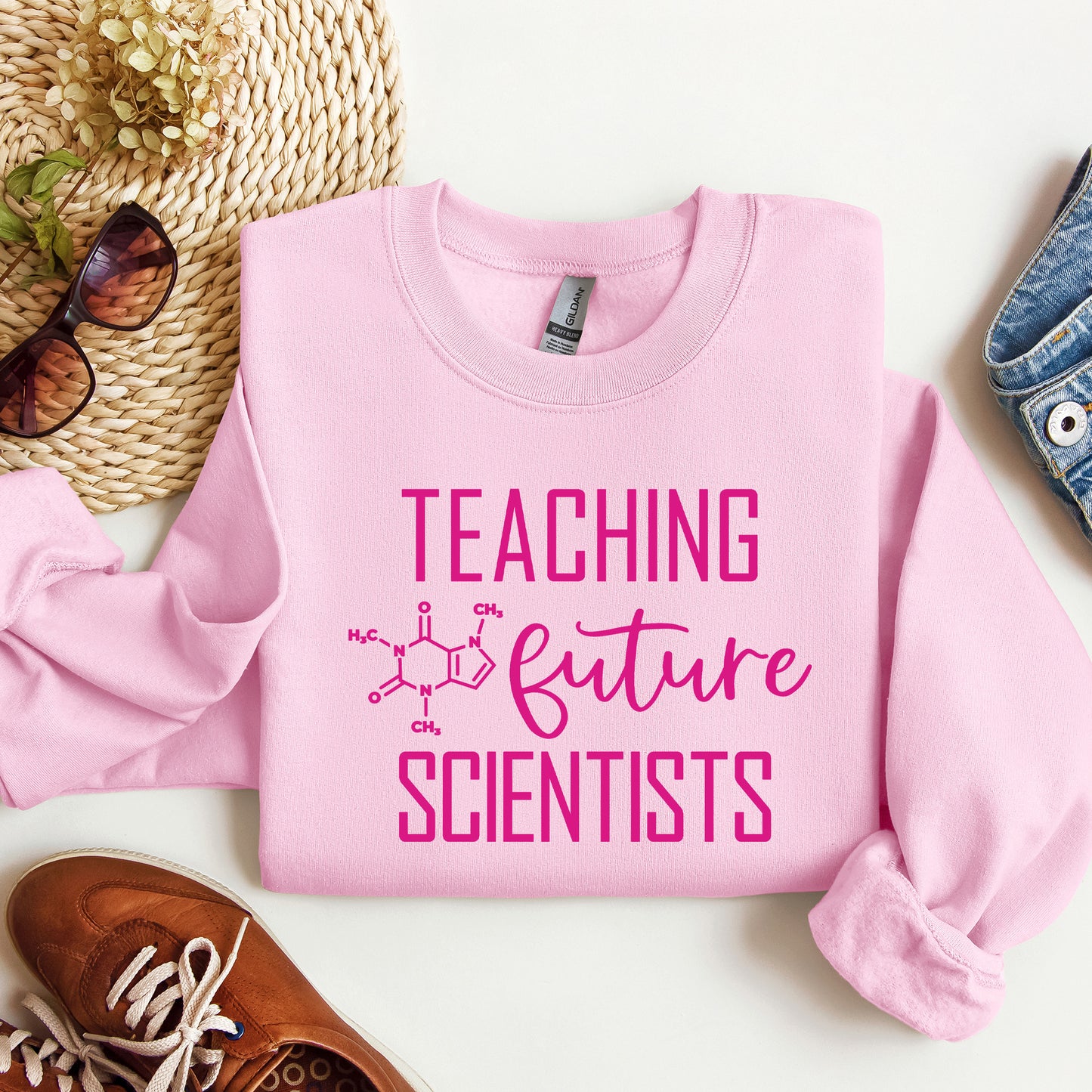 Teaching Future Scientists Crewneck Sweatshirt