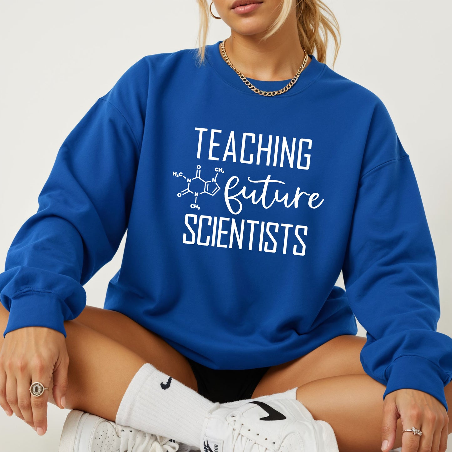 Teaching Future Scientists Crewneck Sweatshirt