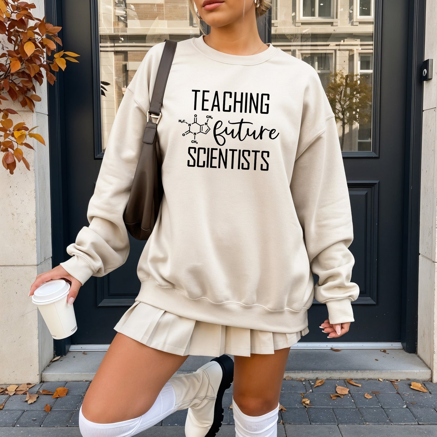 Teaching Future Scientists Crewneck Sweatshirt