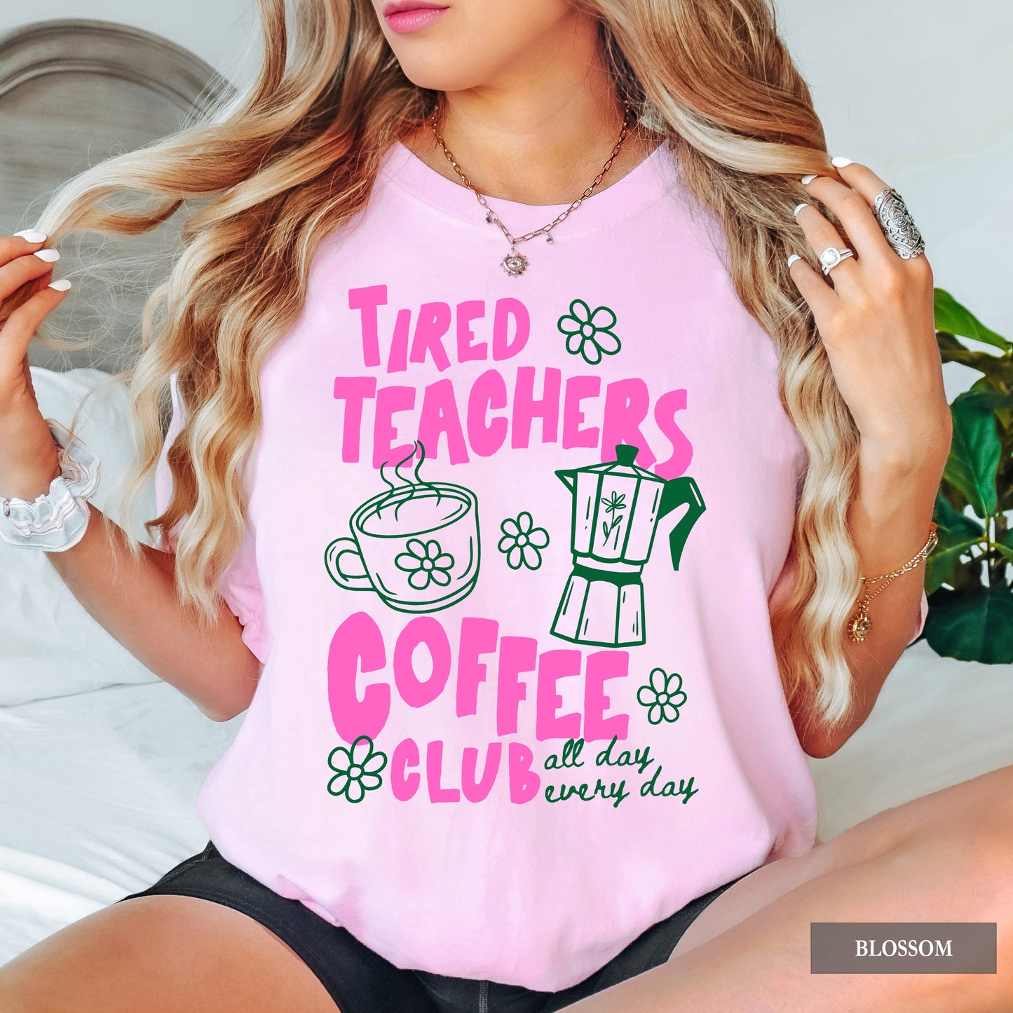 Tired Teachers Coffee Club Comfort Colors® Shirt