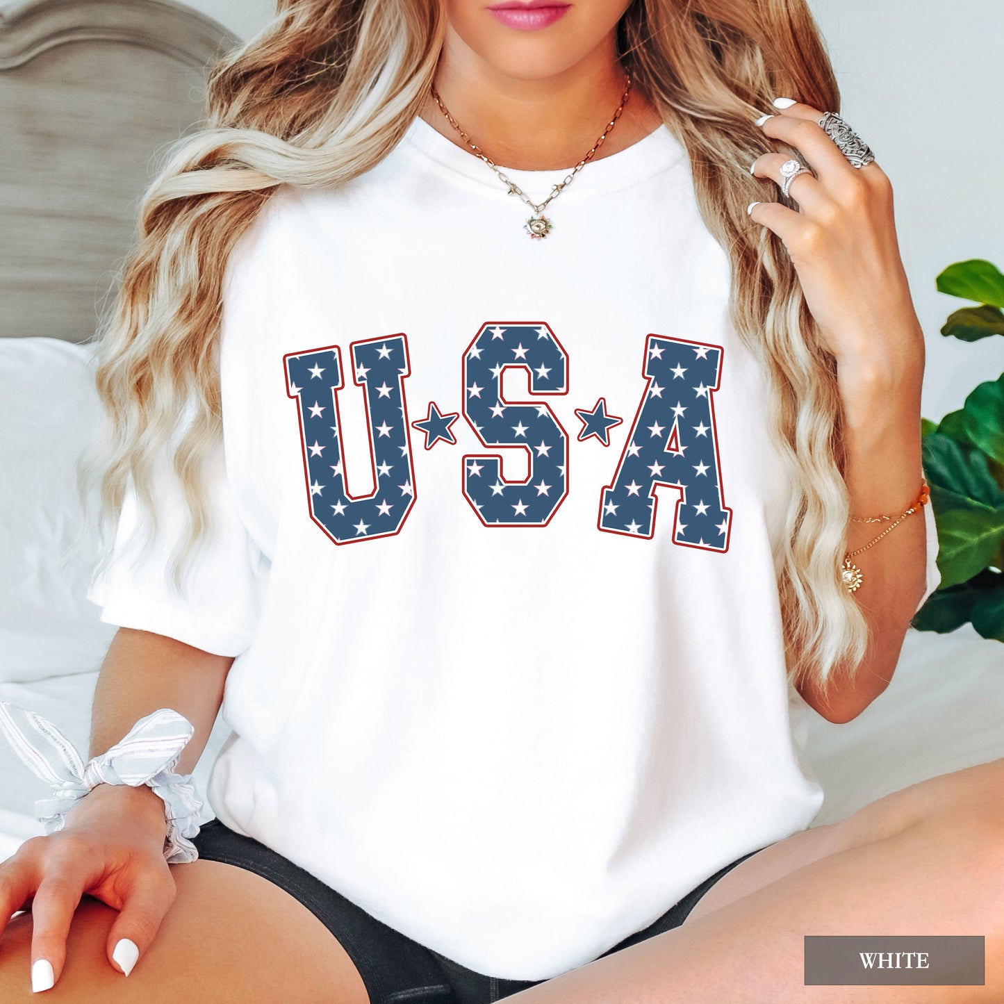 Retro USA Stars Comfort Colors® Shirt