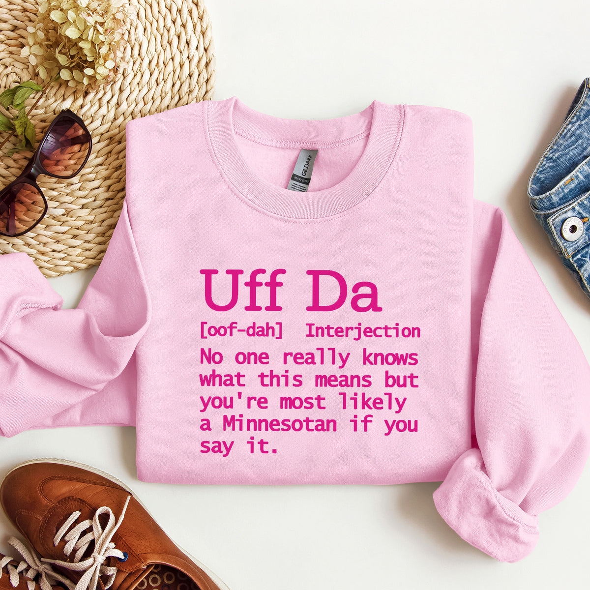 Uff Da Crewneck Sweatshirt