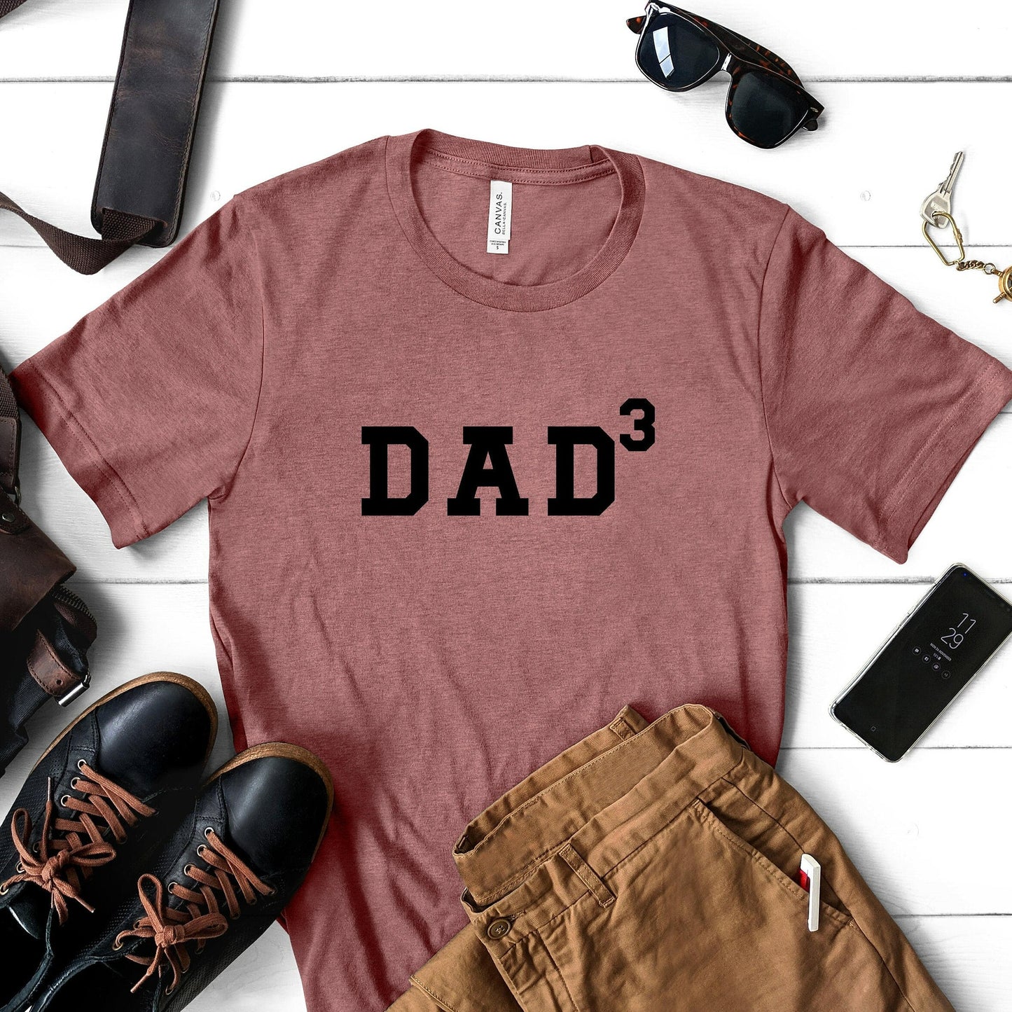 Dad of Two Shirt, Dad of Three TShirt, Dad Squared Shirt, Dad Cubed Shirt, Dad of 2, Dad of 3, Outnumbered Dad