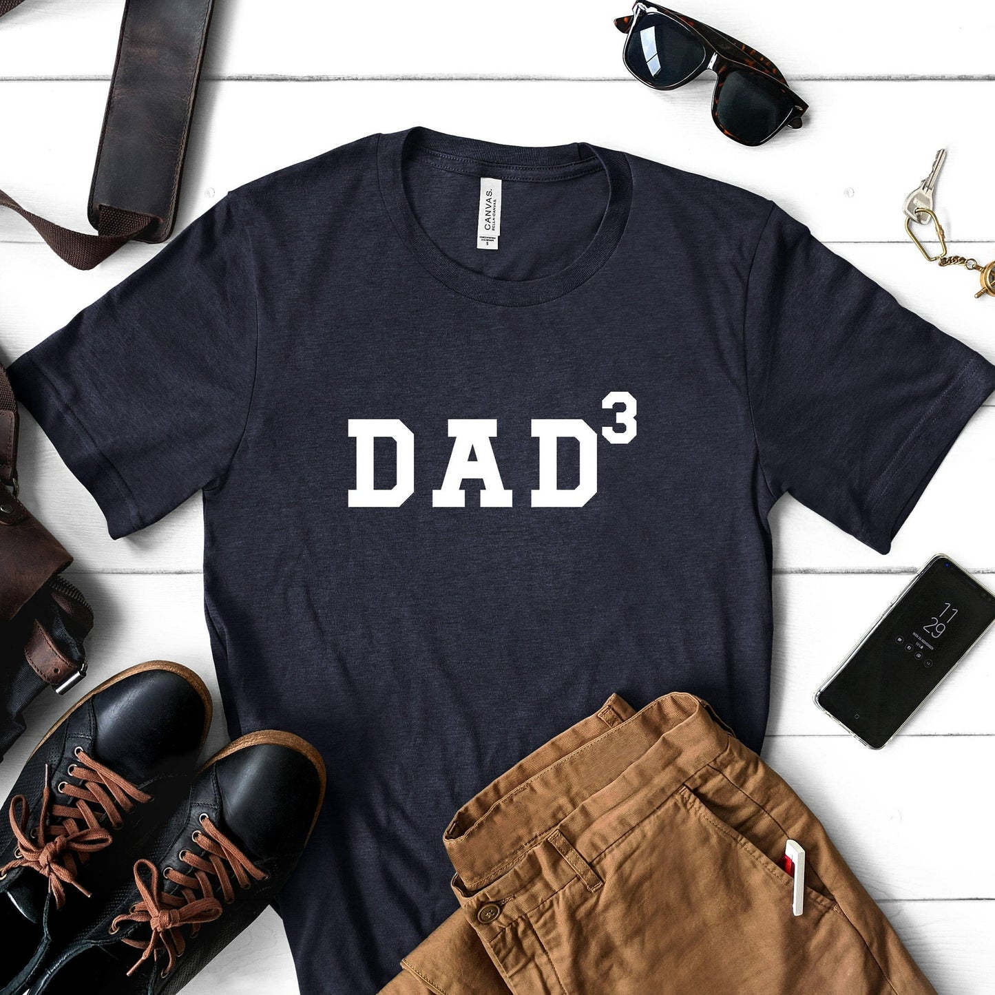 Dad of Two Shirt, Dad of Three TShirt, Dad Squared Shirt, Dad Cubed Shirt, Dad of 2, Dad of 3, Outnumbered Dad