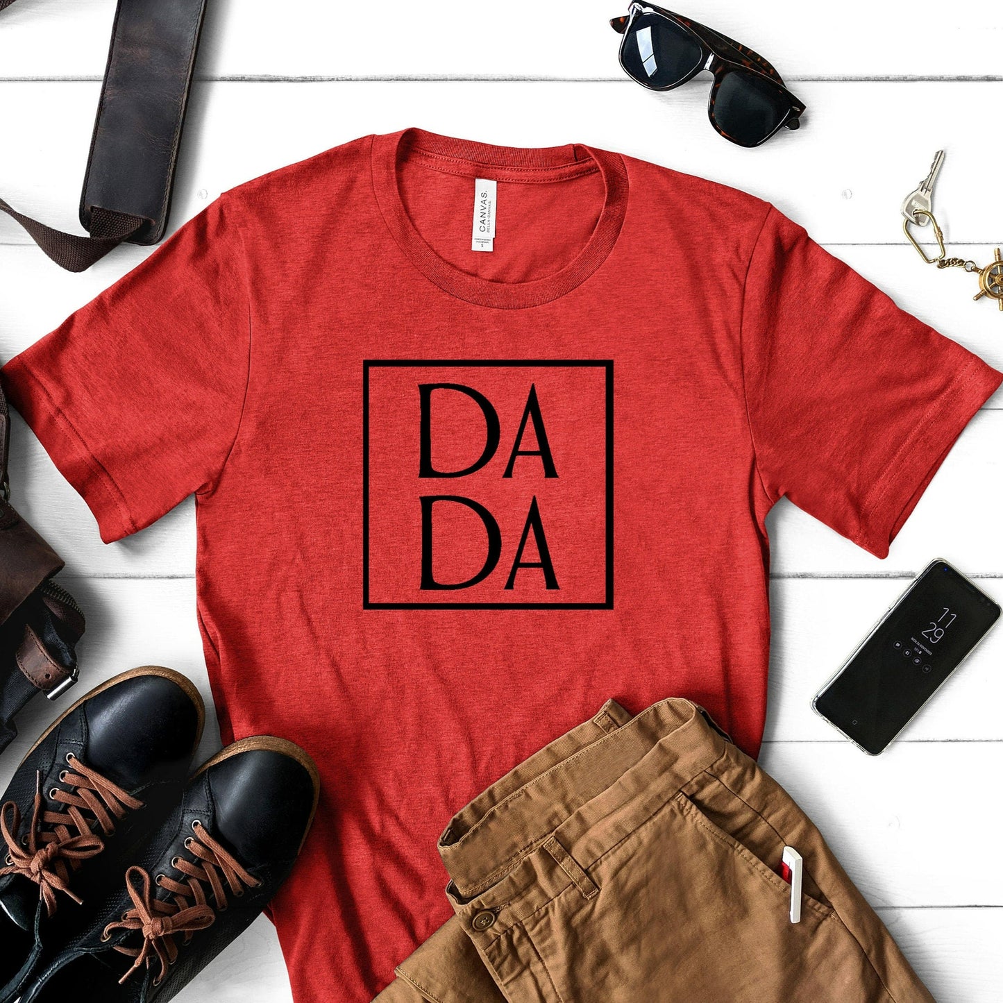 DADA Shirt, Dad Shirts, Fathers Day Gift, Dada TShirt, Dad Life Graphic Tee, Gift for New Dad